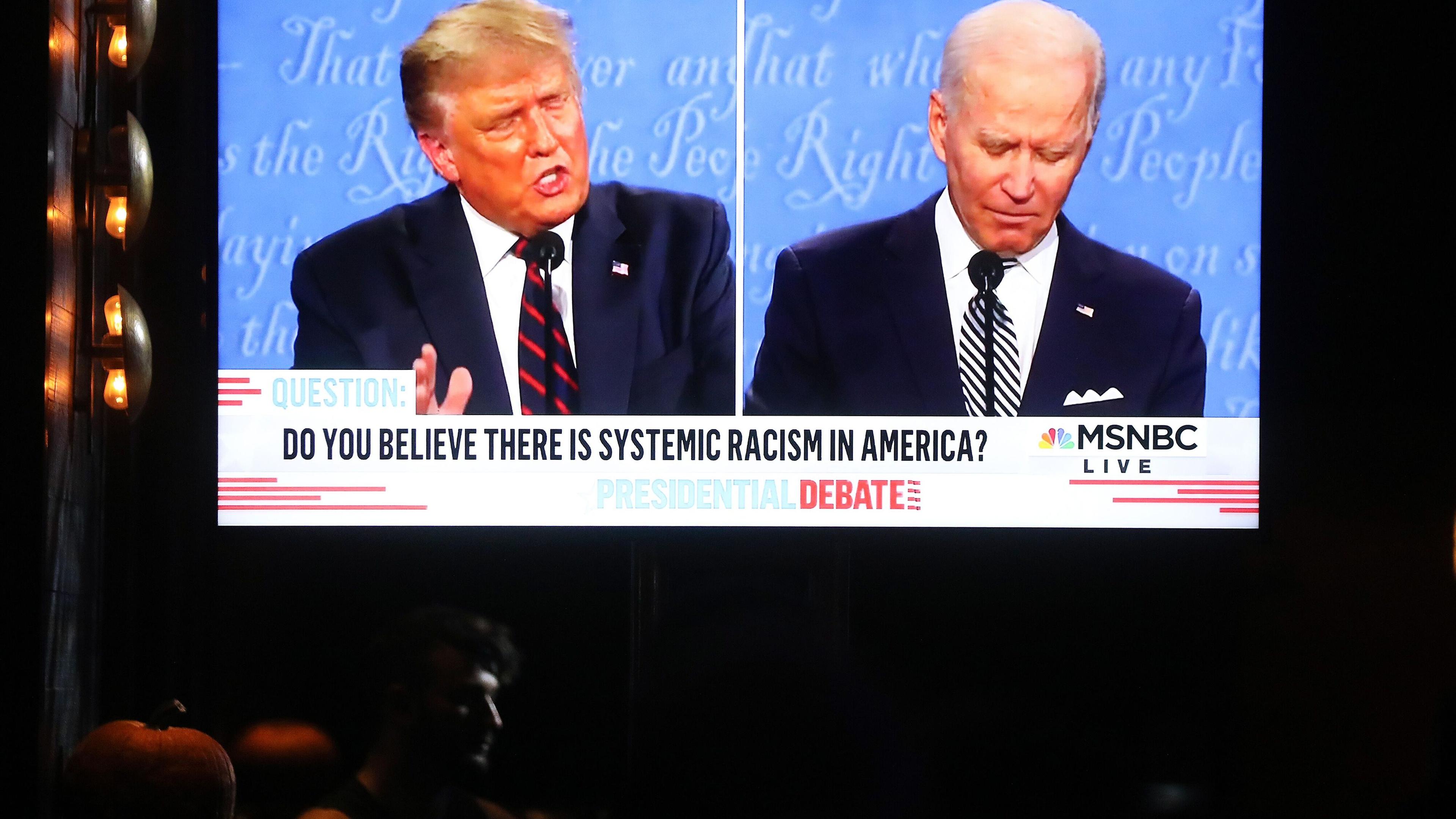 Trump Biden debate slips into chaos as insults drown out issues